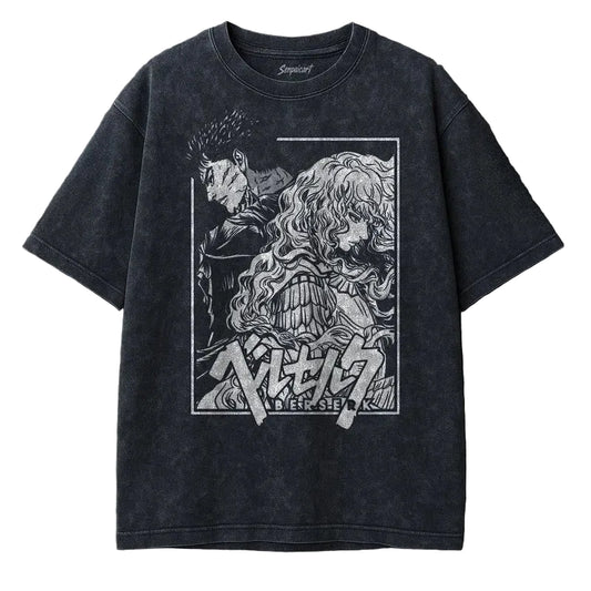 Dark Fantasy Anime Goth Oversized Vintage Graphic Tee