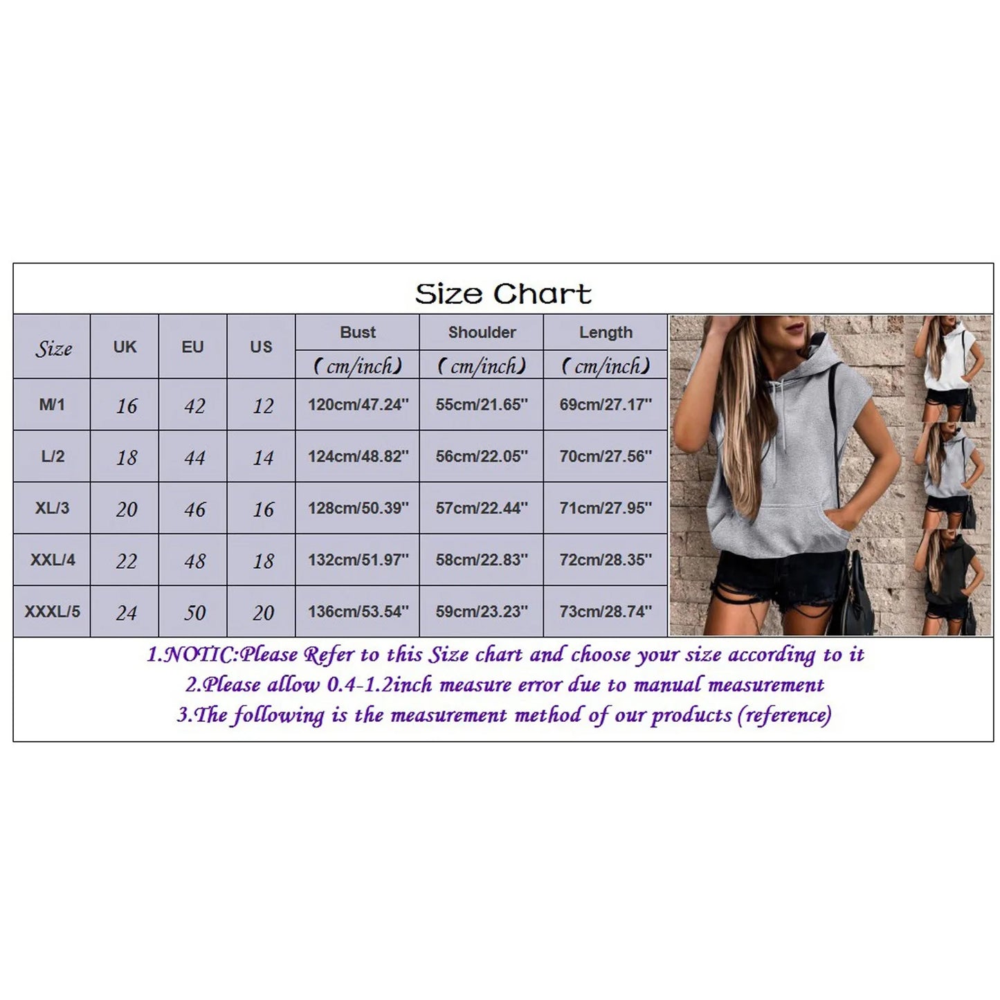 Women's Sleeveless Hooded Oversized Pullover with Relaxed Fit for Casual Layered Streetwear