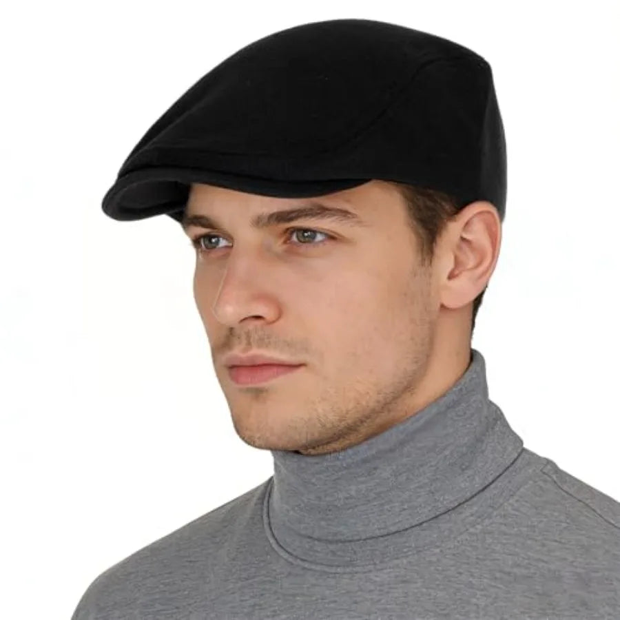 Classic Cotton Ivy Flat Cap Minimalist Driving Beret for Everyday Casual Streetwear Style