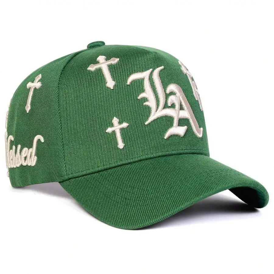 Embroidered Graphic Baseball Cap with Adjustable Fit for Contemporary Streetwear Casual Fashion Style