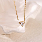 Layered Heart Pendant Necklace for Dark Feminine and Alternative Fashion