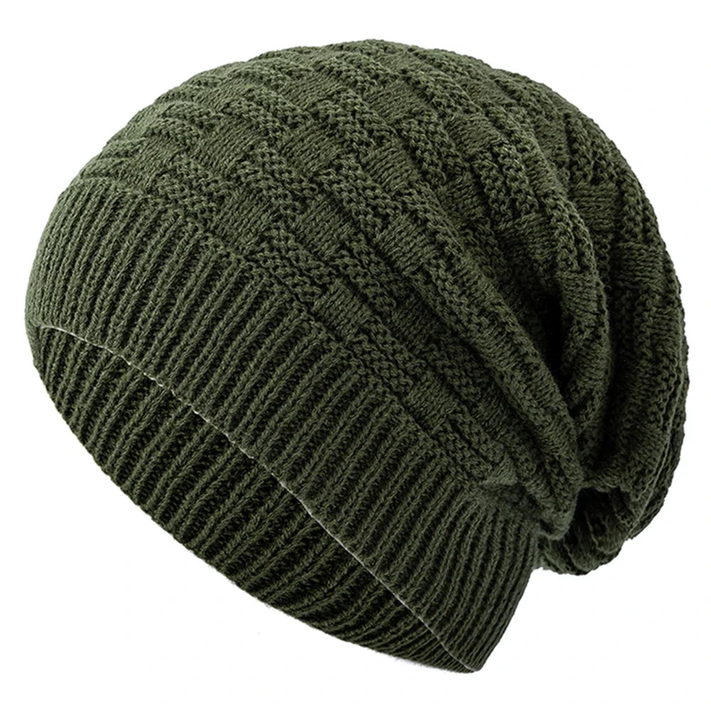 Long Slouchy Acrylic Knit Beanie for Relaxed Streetwear Casual Winter Everyday Fashion Style