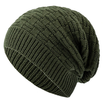 Long Slouchy Acrylic Knit Beanie for Relaxed Streetwear Casual Winter Everyday Fashion Style