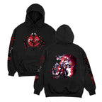 Anime Dark Fantasy Hoodie with Retro Manga Streetwear Energy