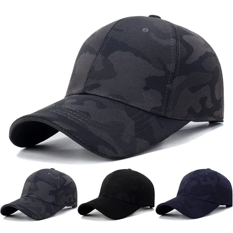 Minimalist Camouflage Corduroy Baseball Cap with Adjustable Fit for Casual Outdoor Streetwear Fashion