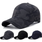 Minimalist Camouflage Corduroy Baseball Cap with Adjustable Fit for Casual Outdoor Streetwear Fashion