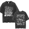 Retro Anime Goth Streetwear Oversized Graphic Tour Style T-Shirt