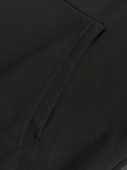 Vintage Skull Quote Hoodie with Anime Goth Streetwear Aesthetic