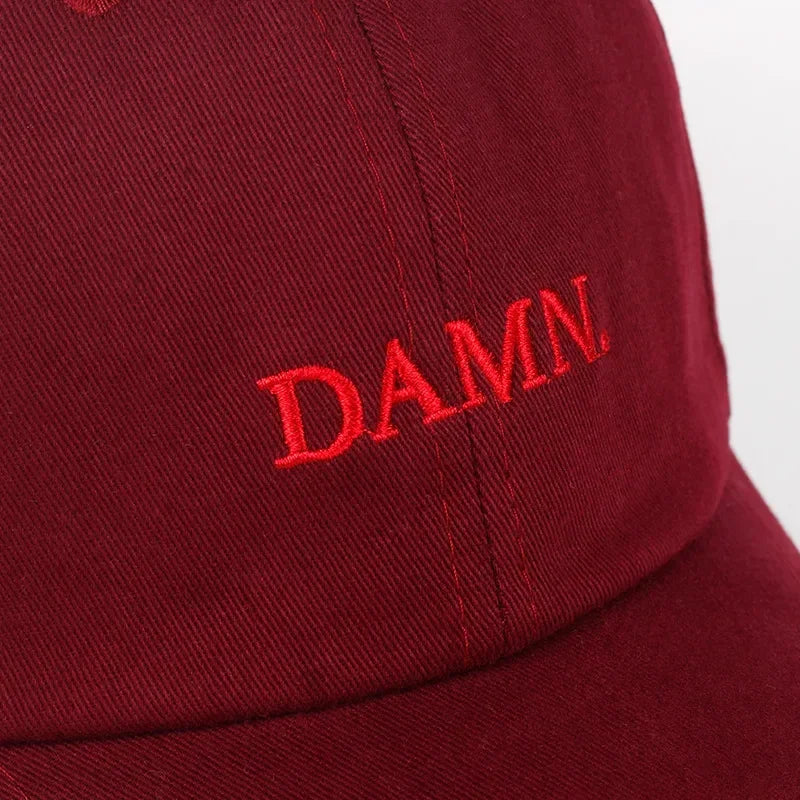 Unisex Embroidered Nylon Baseball Cap with Adjustable Fit for Casual Streetwear Style