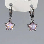 Celestial Star Drop Earrings for Fairy Grunge and Y2K Fashion