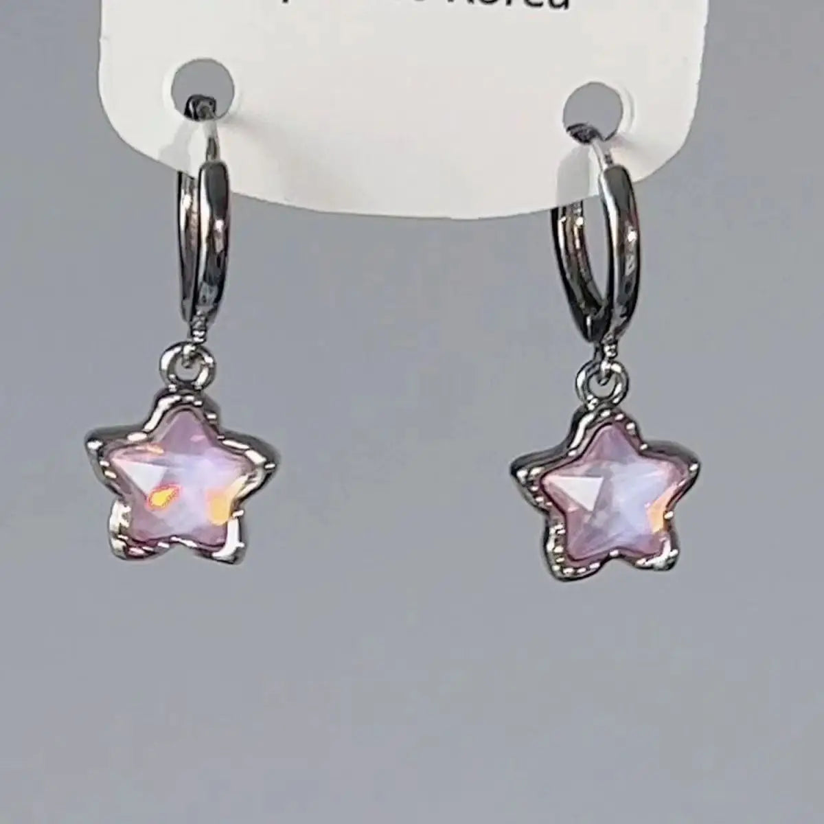 Celestial Star Drop Earrings for Fairy Grunge and Y2K Fashion
