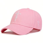 Minimalist Embroidered Baseball Cap with Curved Brim for Contemporary Streetwear Casual Fashion