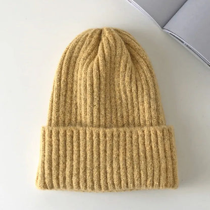 Soft Acrylic Ribbed Knit Beanie for Everyday Casual Streetwear Winter Fashion and Comfort