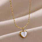 Layered Heart Pendant Necklace for Dark Feminine and Alternative Fashion