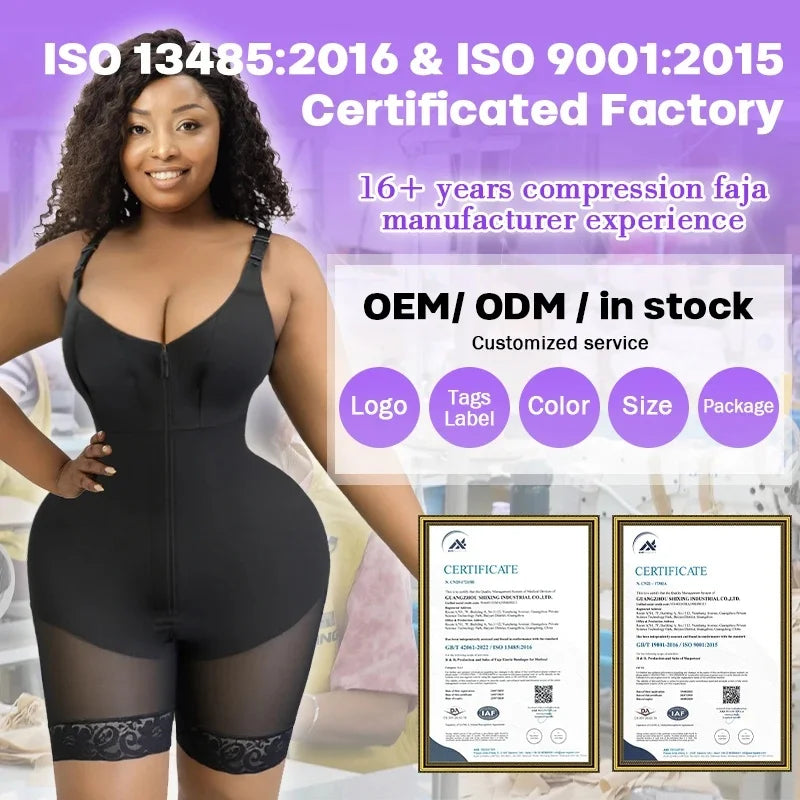 Open-Bust Zippered Bodysuit with Sheer Mesh Paneling and Lace Trim