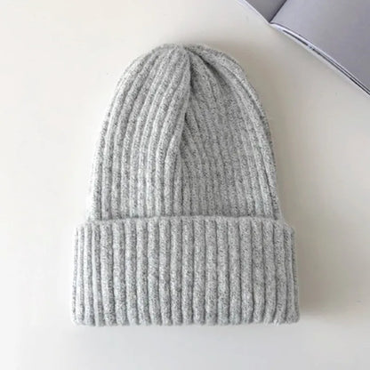 Soft Acrylic Ribbed Knit Beanie for Everyday Casual Streetwear Winter Fashion and Comfort