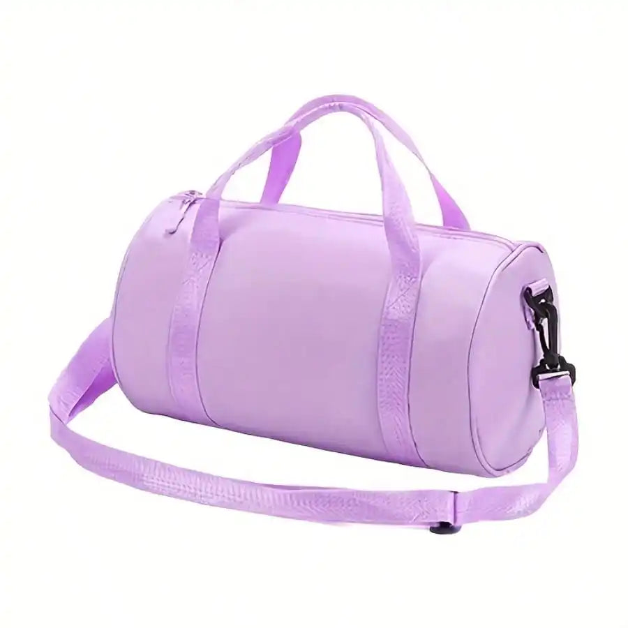 Mini Barrel Duffle Bag with Adjustable Strap Lightweight Travel Carry Design