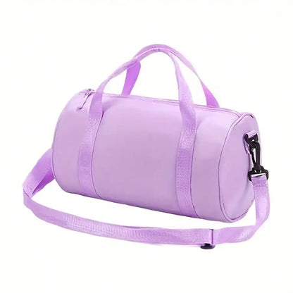 Mini Barrel Duffle Bag with Adjustable Strap Lightweight Travel Carry Design