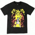Retro Anime Gothic Graphic Streetwear T-Shirt with Manga-Inspired Artwork