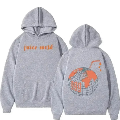 Oversized Back Graphic Hoodie with Minimal Front Detail Streetwear Design