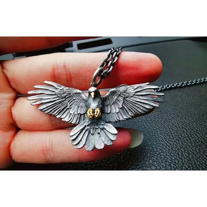 Gothic Raven Pendant Necklace for Dark Alternative Fashion