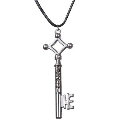 Vintage Key Pendant Necklace Gothic Alternative Mystical Fashion Jewelry