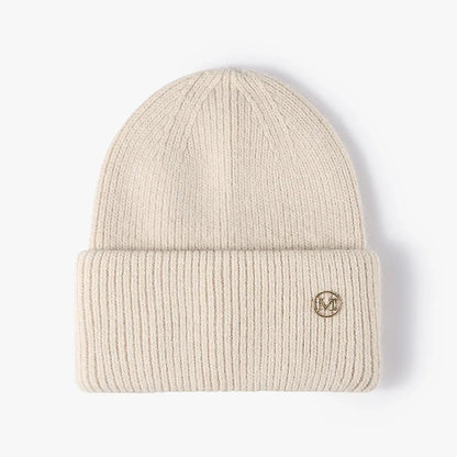 Soft Rabbit Fur Blend Acrylic Knit Beanie for Everyday Winter Casual Fashion and Comfort