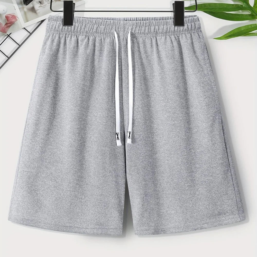 Minimalist Cotton Streetwear Shorts with Relaxed Fit and Clean Casual Styling