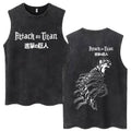 Dark Gothic Skeleton Graphic Sleeveless Tank Top with Japanese Streetwear Inspired Aesthetic