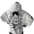 Anime Manga Oversized Hoodie With Minimalist Streetwear Character Illustration Design