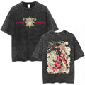 Gothic Manga Art Oversized Vintage Washed Streetwear T-Shirt