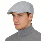 Classic Cotton Ivy Flat Cap Minimalist Driving Beret for Everyday Casual Streetwear Style