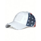 Unisex Mesh Baseball Cap with Embroidered Graphic Patch for Casual Outdoor Streetwear Style