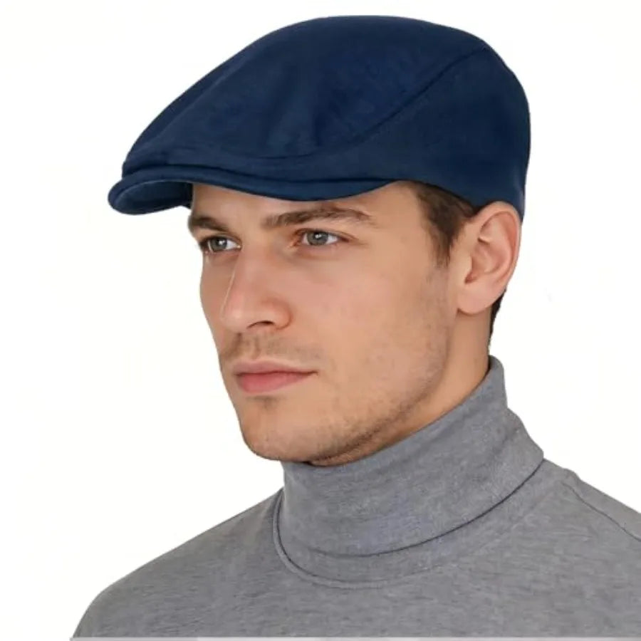 Classic Cotton Ivy Flat Cap Minimalist Driving Beret for Everyday Casual Streetwear Style