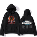 Oversized Gothic Streetwear Hoodie with Vintage-Inspired Graphic Artwork and Relaxed Fit