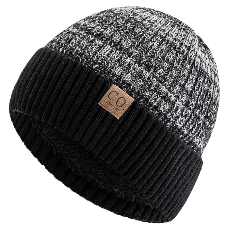 Fleece Lined Acrylic Ribbed Knit Beanie for Everyday Winter Streetwear and Outdoor Comfort