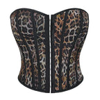 Strapless Corset Top with Structured Boning and Sculpted Waist Silhouette