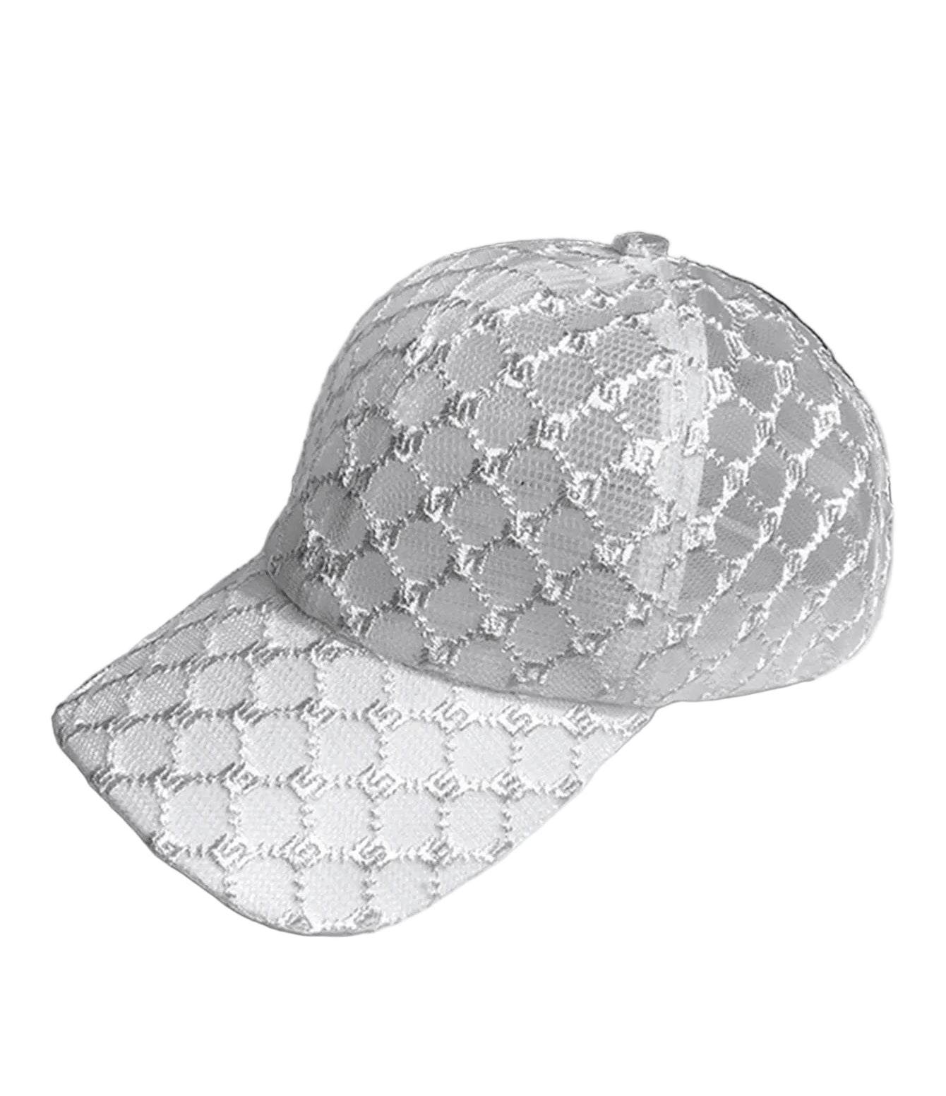 Women's Semi Sheer Lace Baseball Cap with Adjustable Fit for Casual Summer Everyday Style