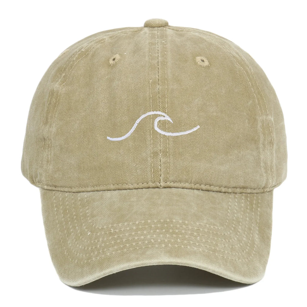 Unisex Washed Baseball Cap with Minimal Embroidered Detail for Casual Everyday Streetwear Style