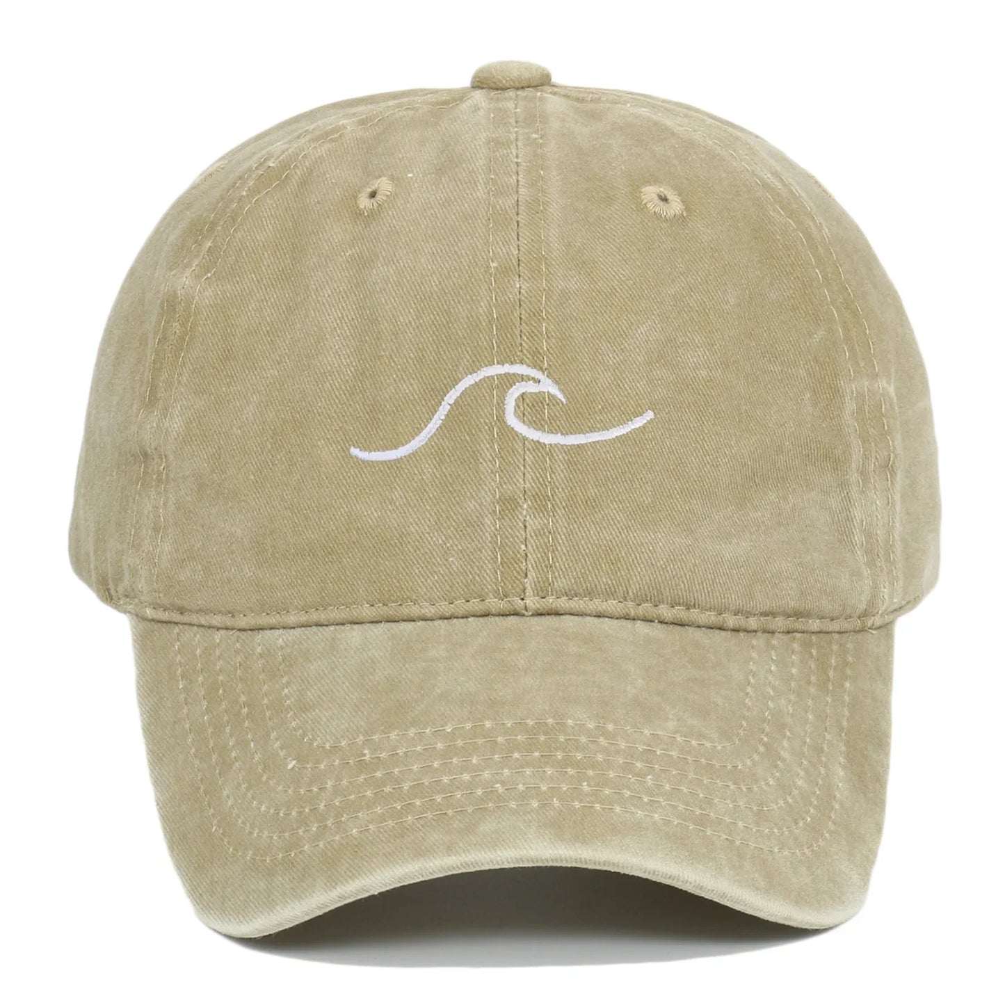 Unisex Washed Baseball Cap with Minimal Embroidered Detail for Casual Everyday Streetwear Style