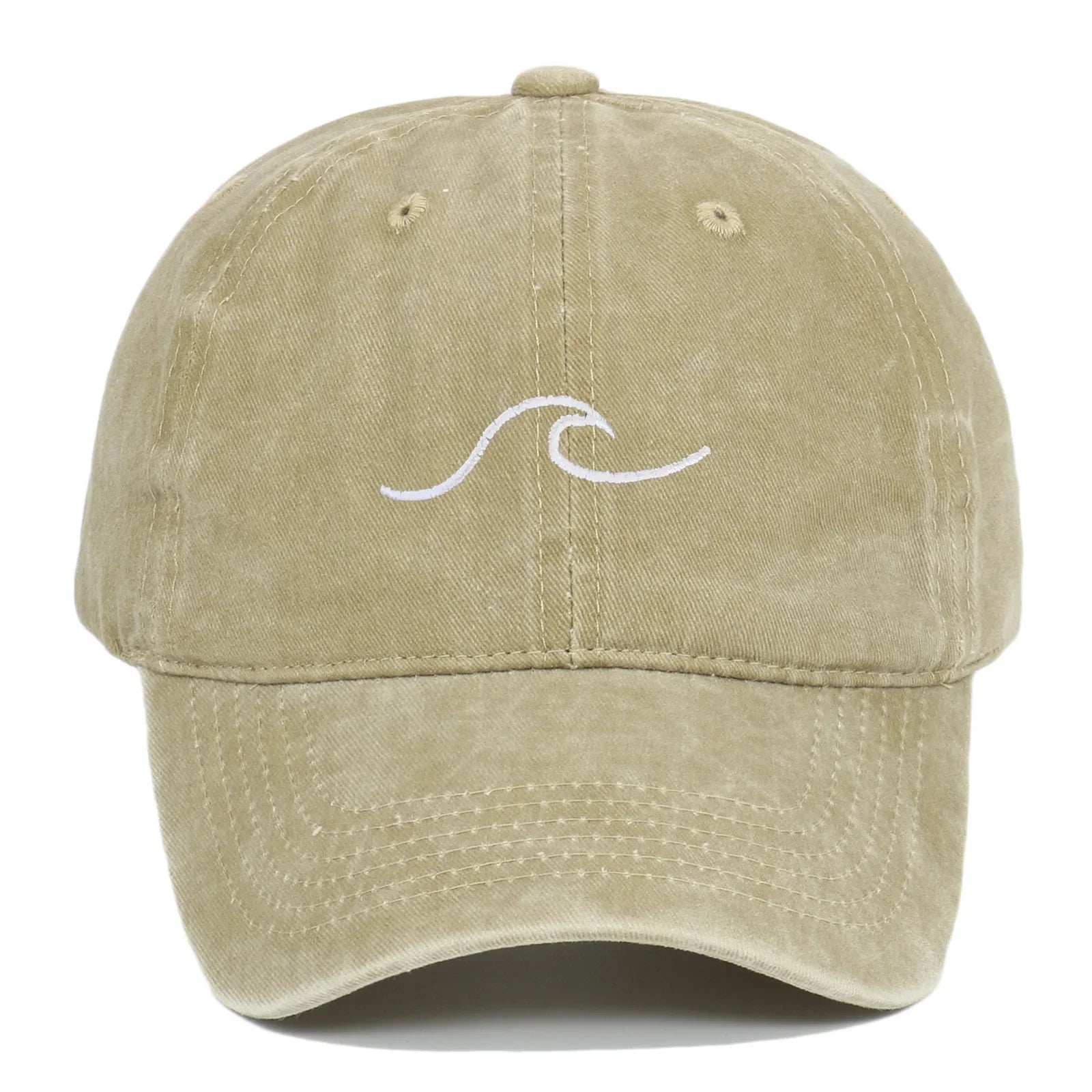 Unisex Washed Baseball Cap with Minimal Embroidered Detail for Casual Everyday Streetwear Style