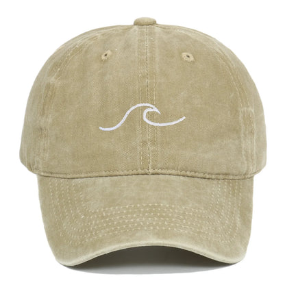 Unisex Washed Baseball Cap with Minimal Embroidered Detail for Casual Everyday Streetwear Style
