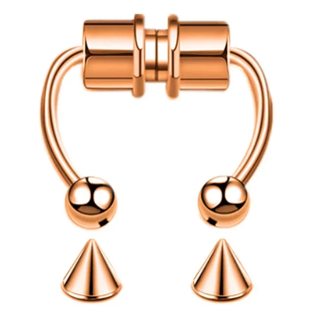 Decorative Faux Septum Nose Ring for Punk Gothic Fashion Looks