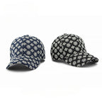 Retro Floral Pattern Baseball Cap Adjustable Curved Brim Casual Streetwear Fashion Hat