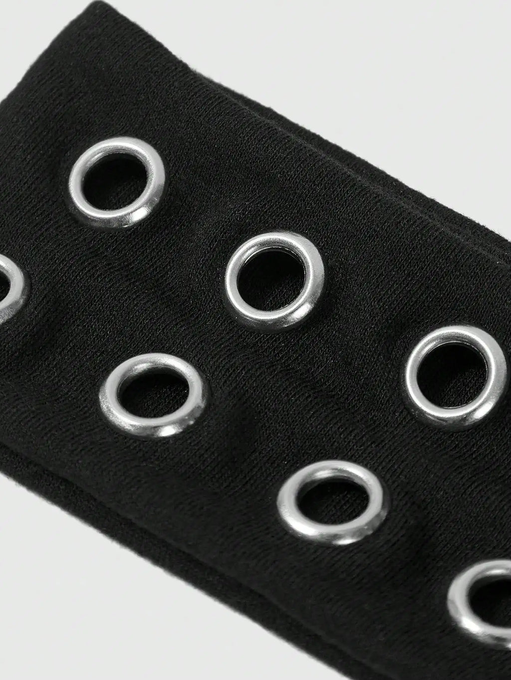 Grommet Detail Headband Punk Alternative Streetwear Hair Accessory