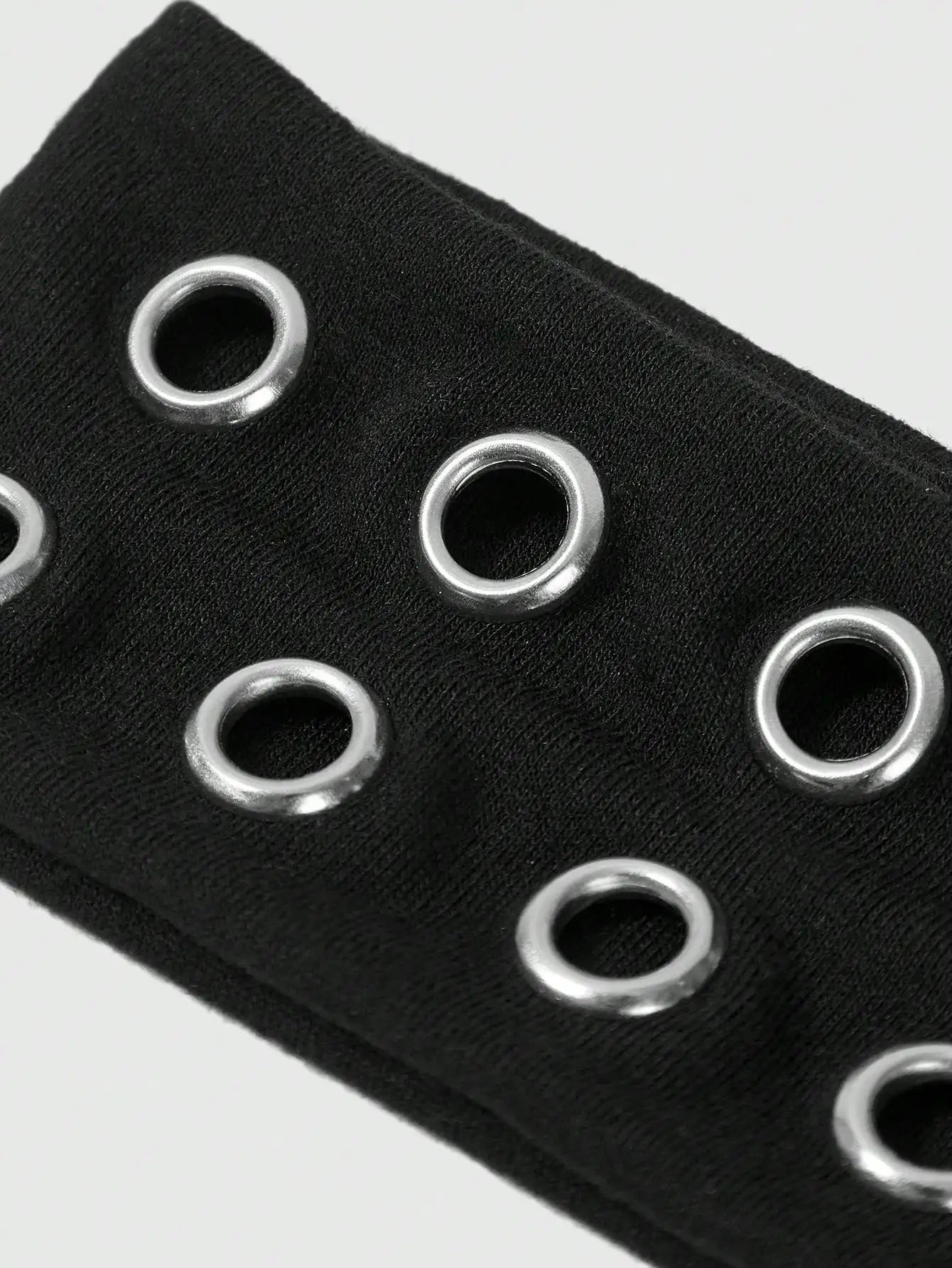 Grommet Detail Headband Punk Alternative Streetwear Hair Accessory