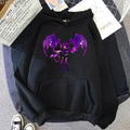 Anime-Inspired Kawaii Streetwear Pullover Hoodie with Manga Fantasy Artwork
