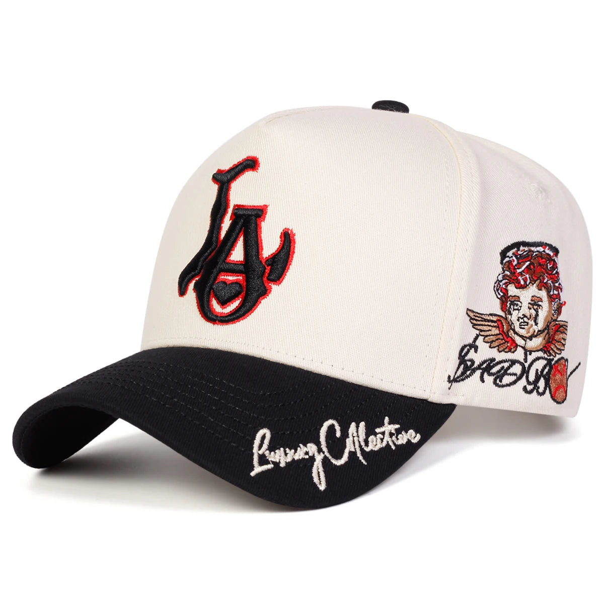 Decorative Embroidered Adjustable Baseball Cap for Contemporary Casual Streetwear Everyday Fashion Style