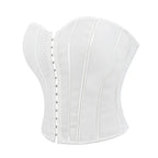 Strapless Corset Top with Structured Boning and Sculpted Waist Silhouette