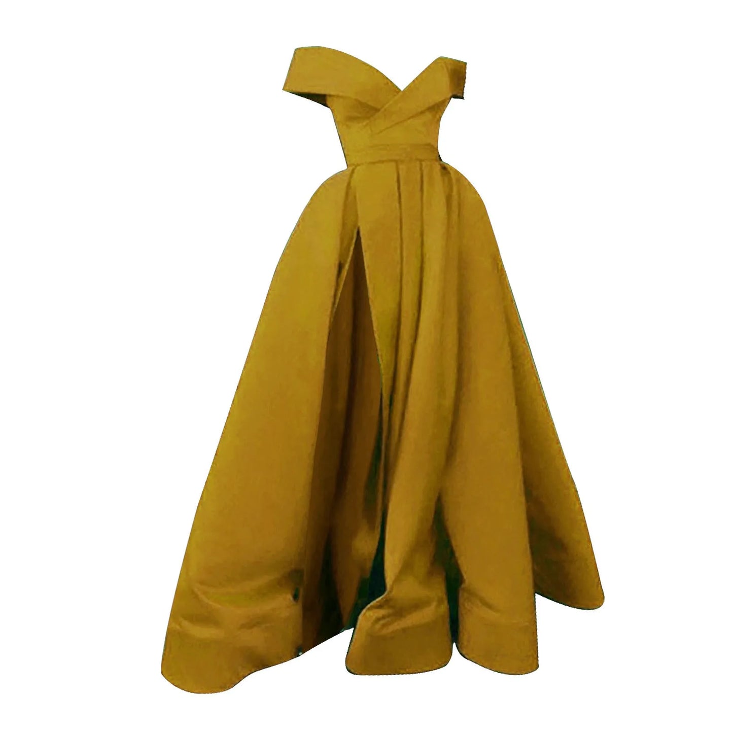 Off Shoulder High Slit Formal Alternative Evening Gown Dress